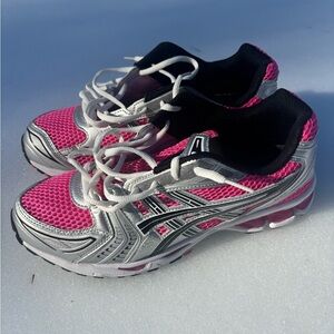 Men's Pink and Silver Athletic Shoes
